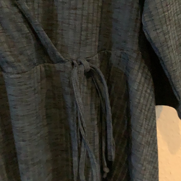 Torrid 1X teal faux wrap dress. Beautiful color. Very classy. - Picture 5 of 7